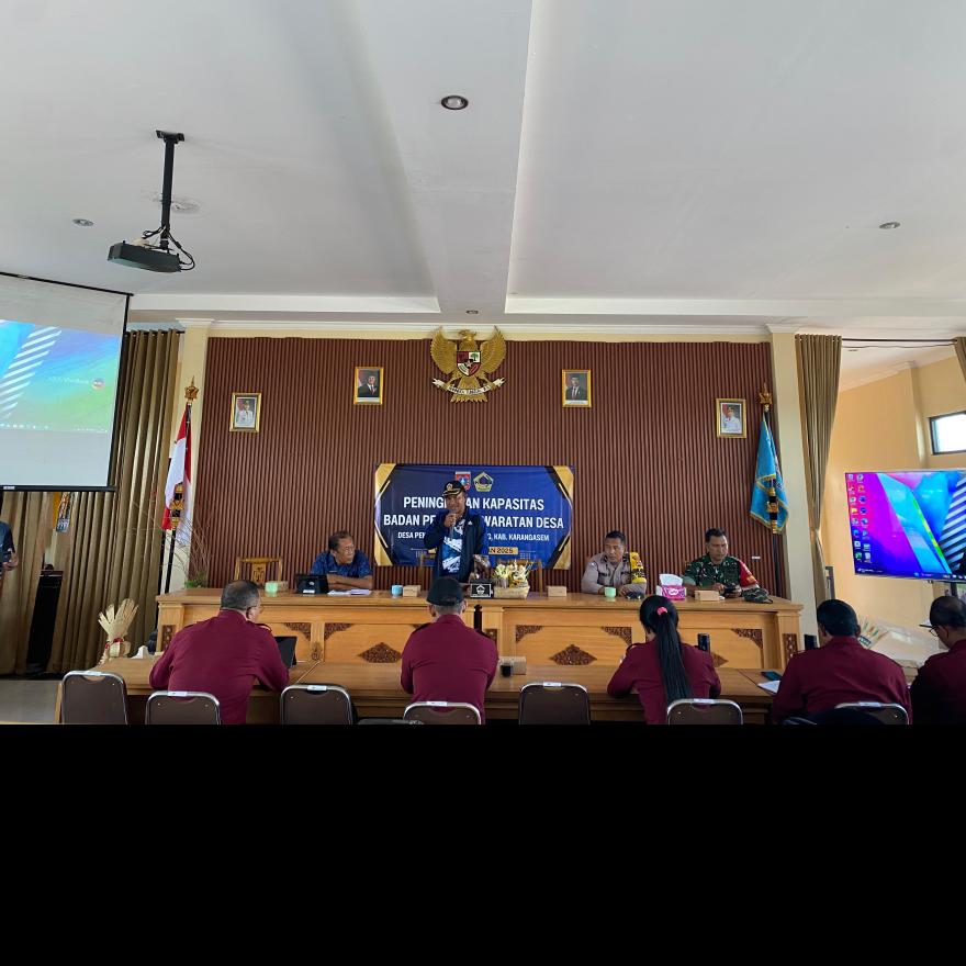 Pelatihan Peningkatan Kapasitas Badan Permusyawaratan Desa ( BPD )